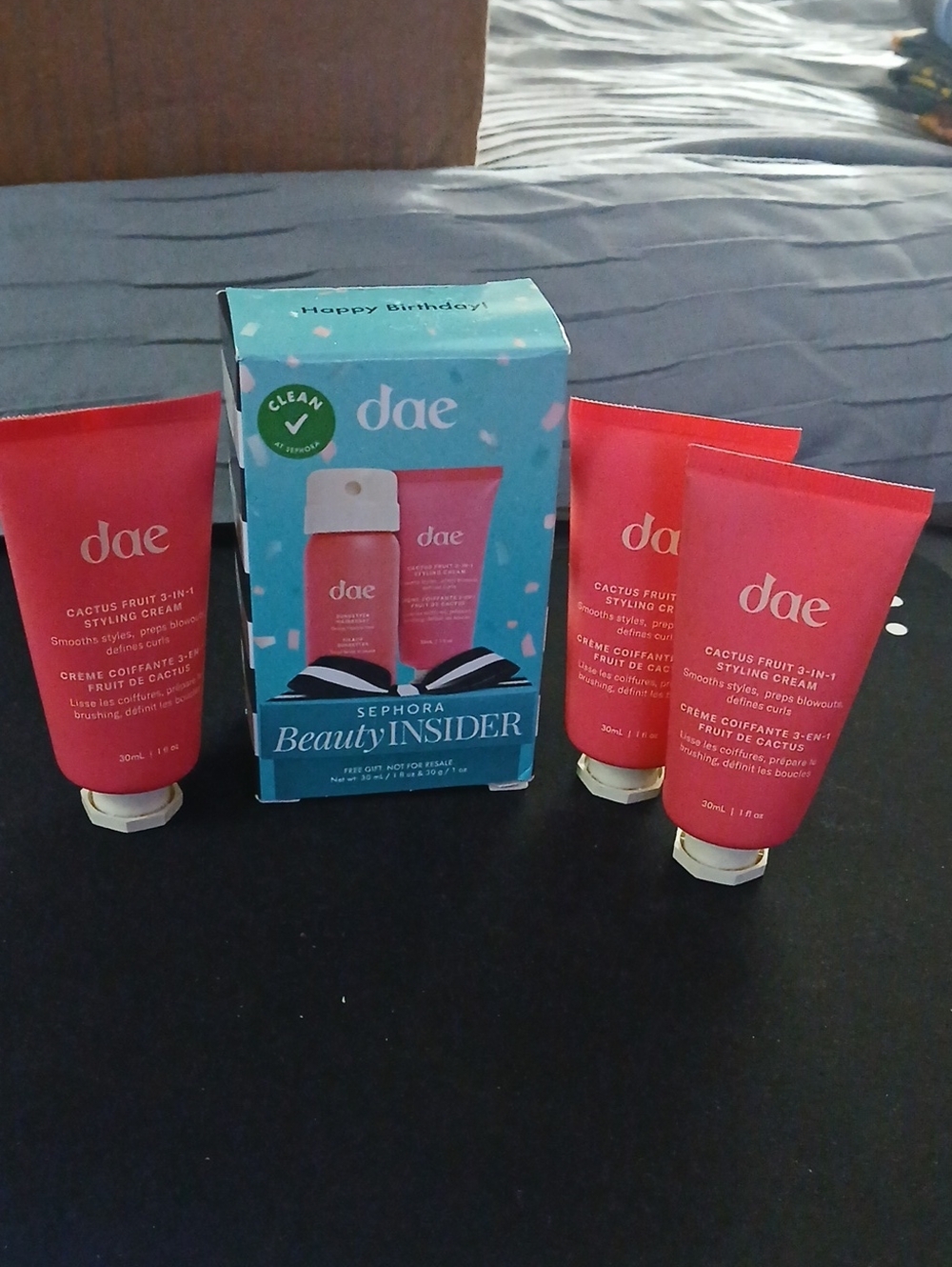 Dae Travel Size Bundle Cactus Fruit 3 In 1 Styling Cream And Hairspray NWOB